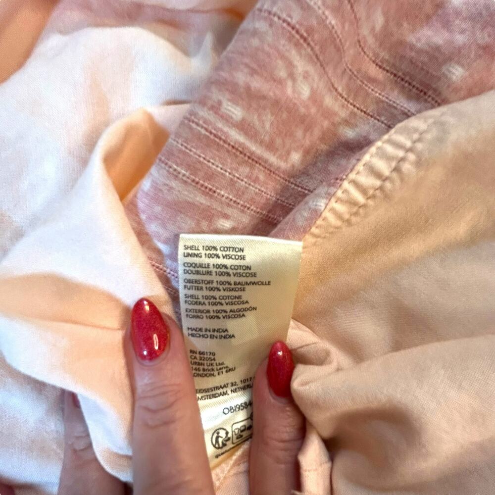 Pink  Anthropologie Pilcro Long-Sleeved Babydoll Dress - Size S - Picture 13 of 16